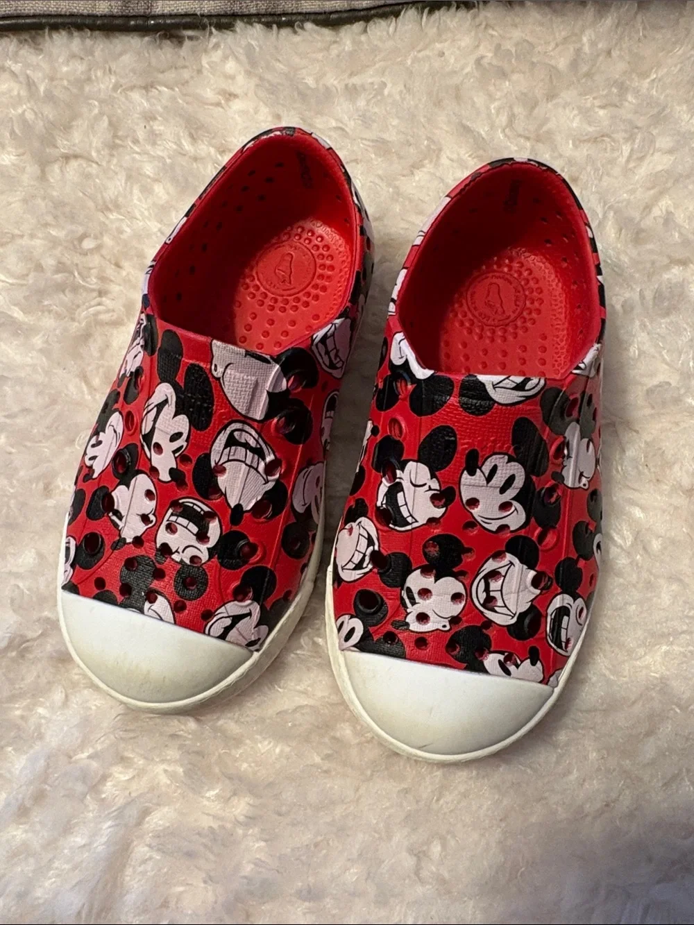 Native Red Mickey Slip on Shoes Toddler 7 C7